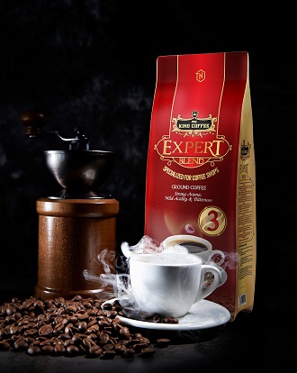 Cà Phê Rang Xay Expert Blend KING COFFEE - Túi 500g