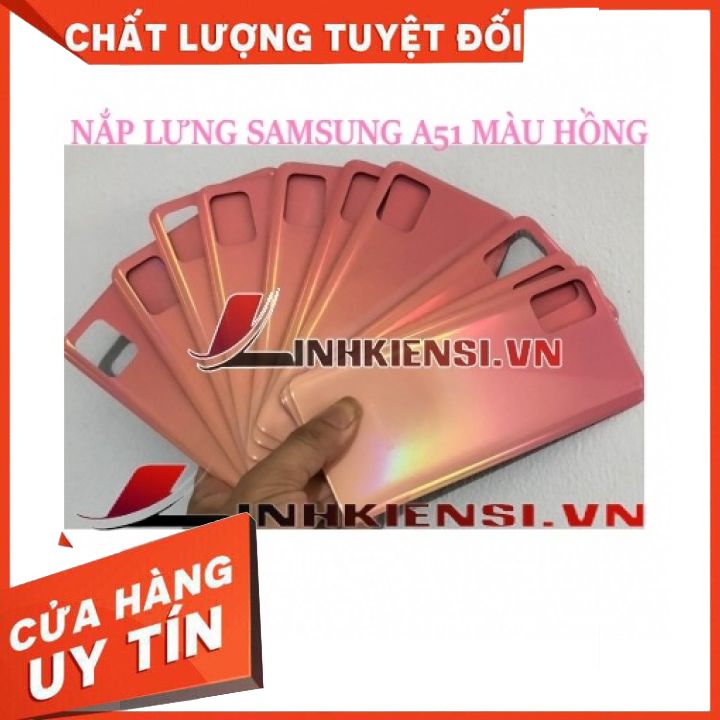 [HCM]NẮP LƯNG SAMSUNG A51 MÀU HỒNG