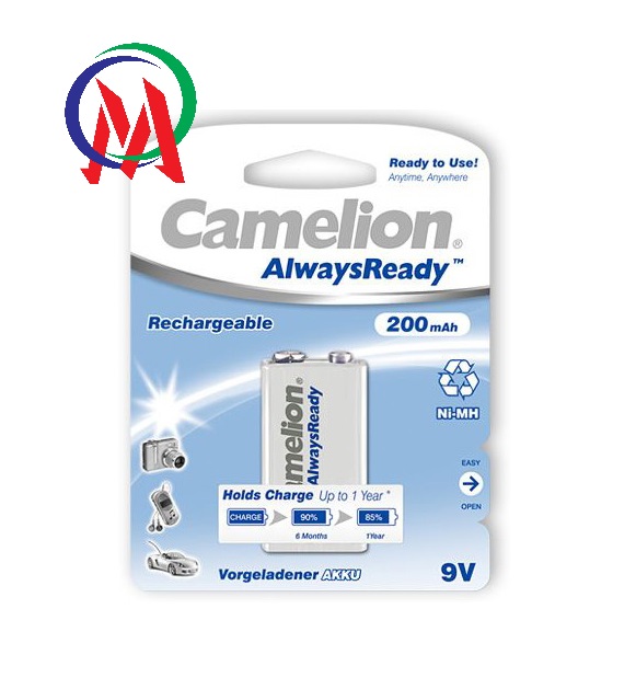 [HCM]Pin 9v Camelion Sạc Được