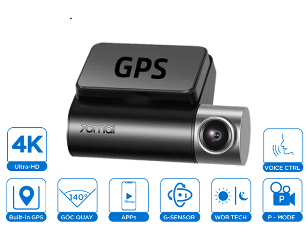 Camera hành trình 70mai Dash Cam Pro Plus A500 (Quốc Tế)