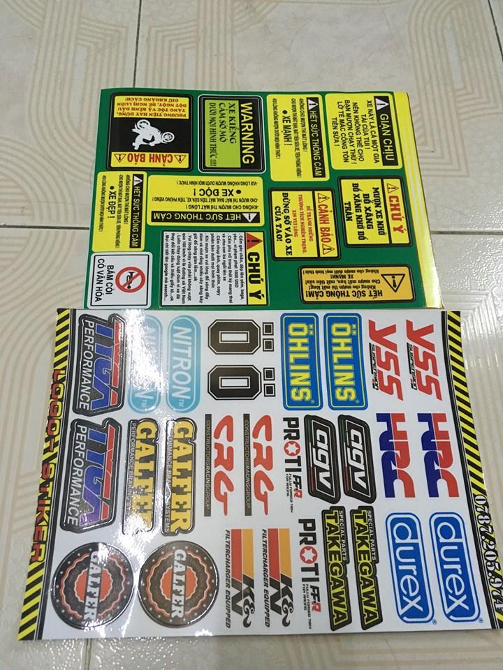 [HCM]Combo tem sét yss garfer tròn và cảnh báo giận chịu