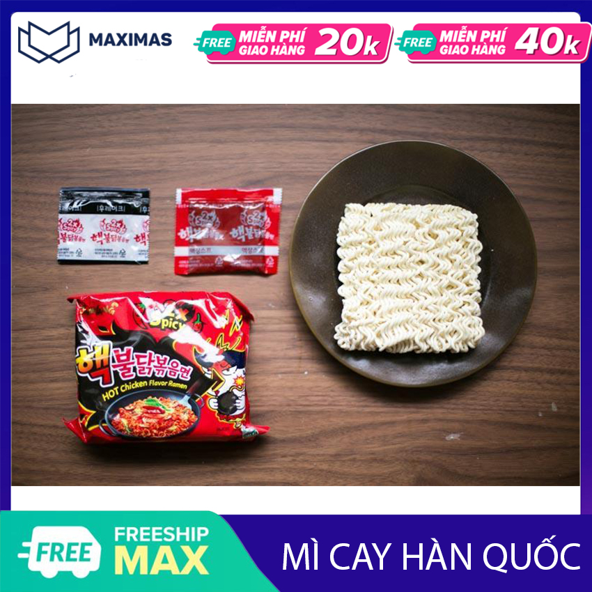 Mì cay Samyang x2 gói 140g COMBO 3 GÓI M07