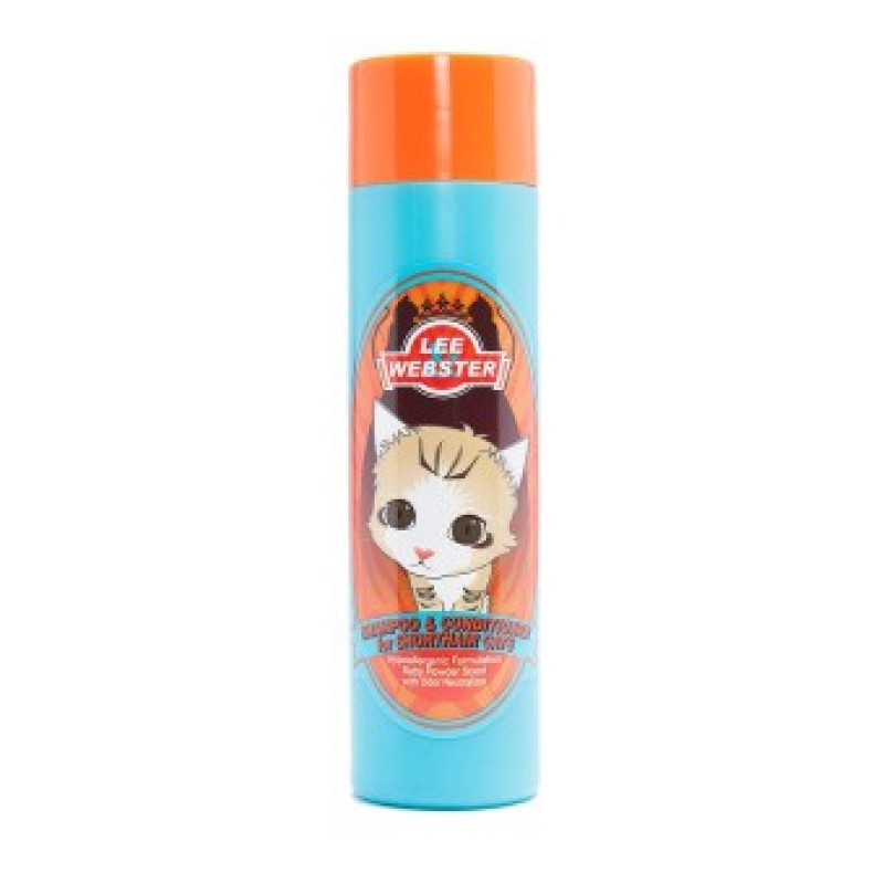 Dầu Gội Cho Mèo Lông Ngắn - Shampoo & Conditioner For Short-Hair Cats - 280G