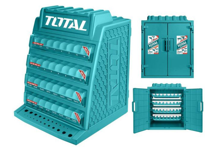 Tủ đựng mũi khoan TOTAL (340x320x430mm) - 260 mũi