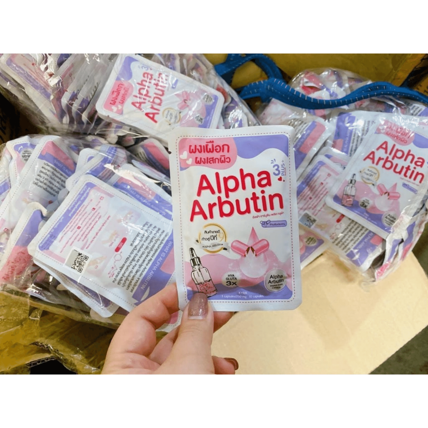 Viên Bột Kích Trắng Alpha Arbutin 3 Plus - Thái Lan