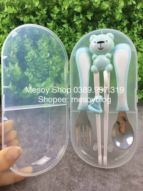 Set thìa nĩa đũa inox Hàn Quốc cao cấp