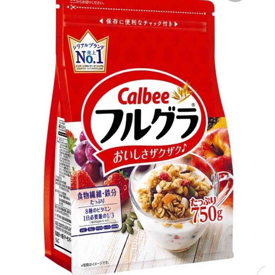 Ngũ cốc Calbee nội địa Nhật 750G ( date 3/2023 )