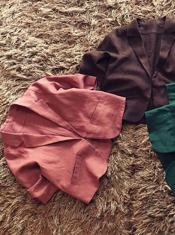 Rập Giấy KR065 - Blazer lửng đơn giản dễ may