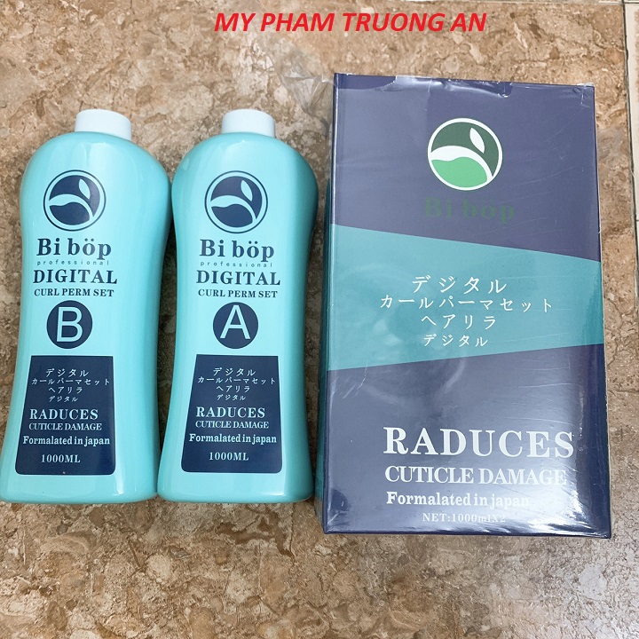 Kem duỗi ép tóc phục hồi bibop collagen
