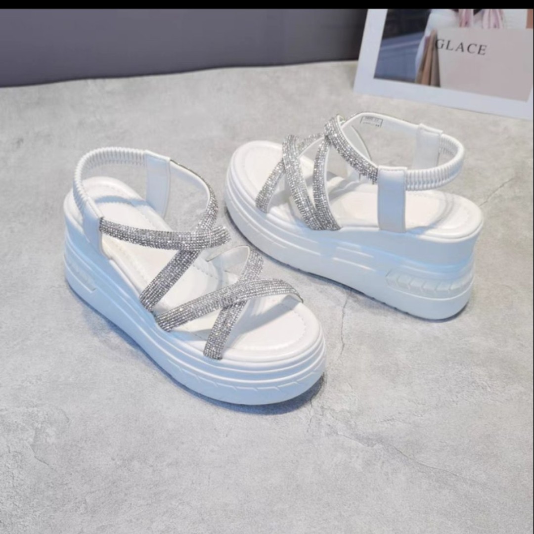 SANDAL XUỒNG QUAI CHÉO ĐÁ