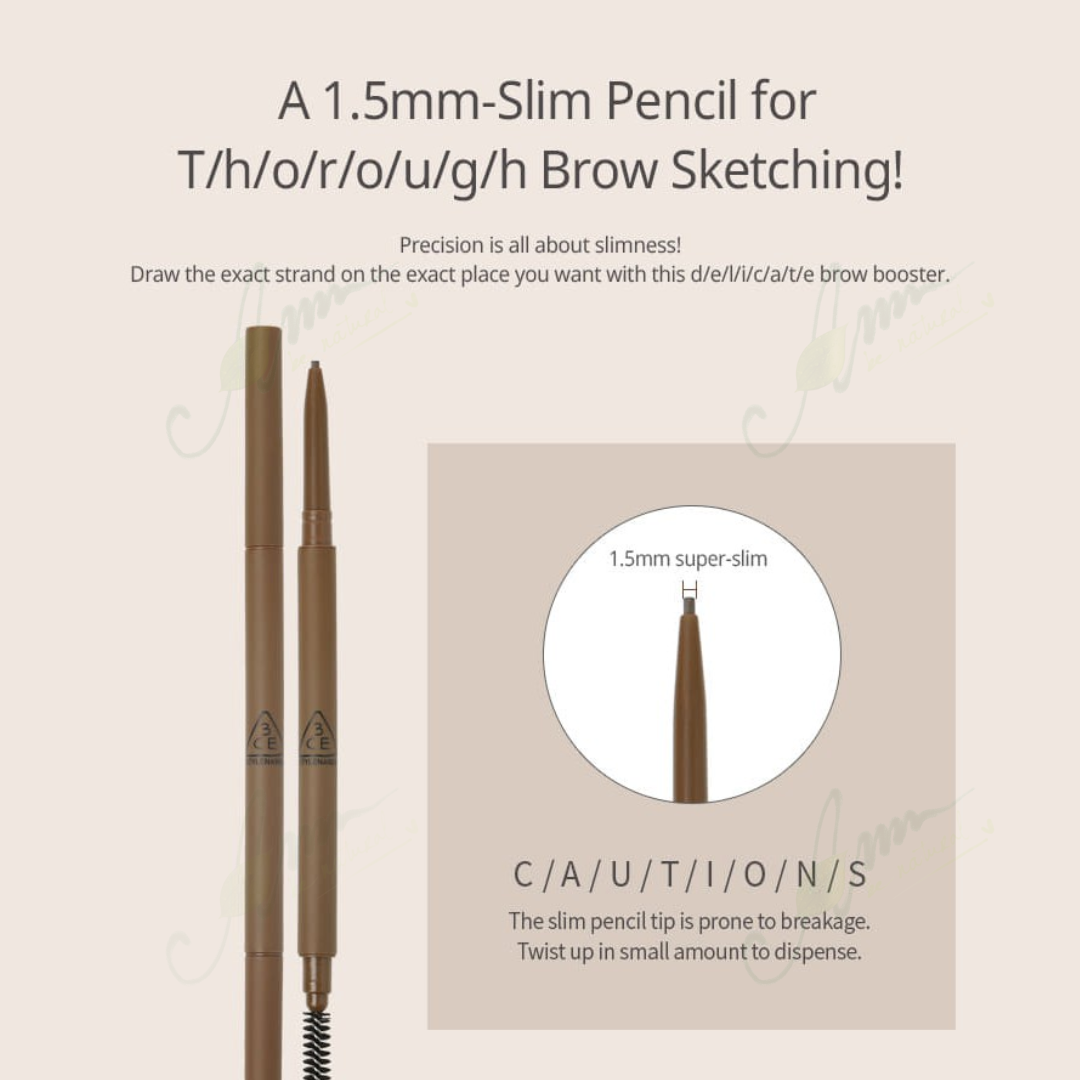 Chì Kẻ Mày Siêu Mảnh 3CE super Slim Eye Brow Pencil