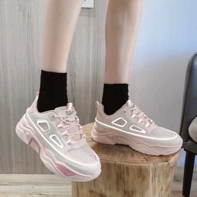 Giầy Nữ Thể Thao Sneaker Da Mắt Phản Quang Thời Trang Trẻ (Shophanhan)