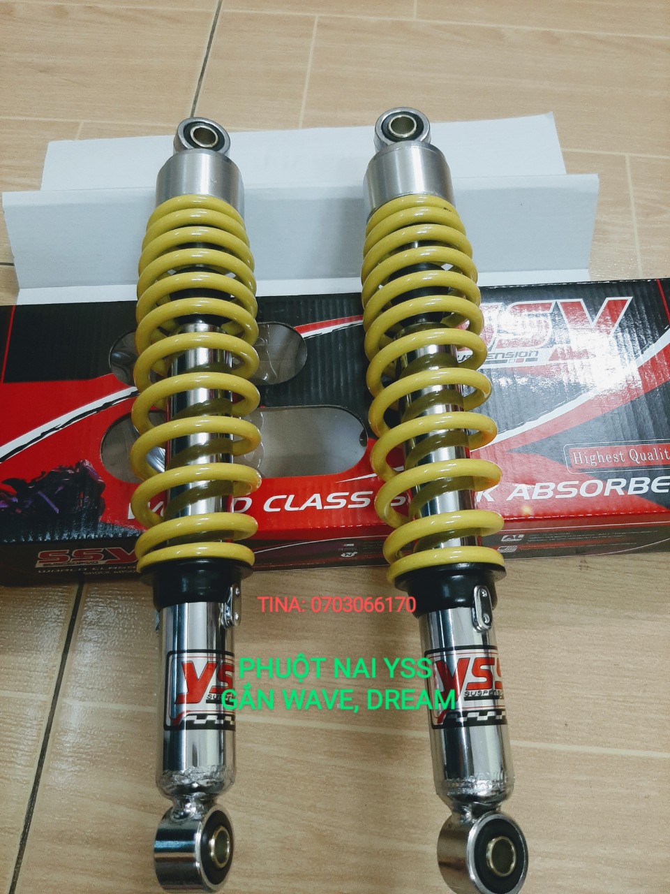 [HCM]CẶP PHUỘT  YSS GẮN XE  WAVE DREAM  VÀ CÁC DÒNG XE KHÁC