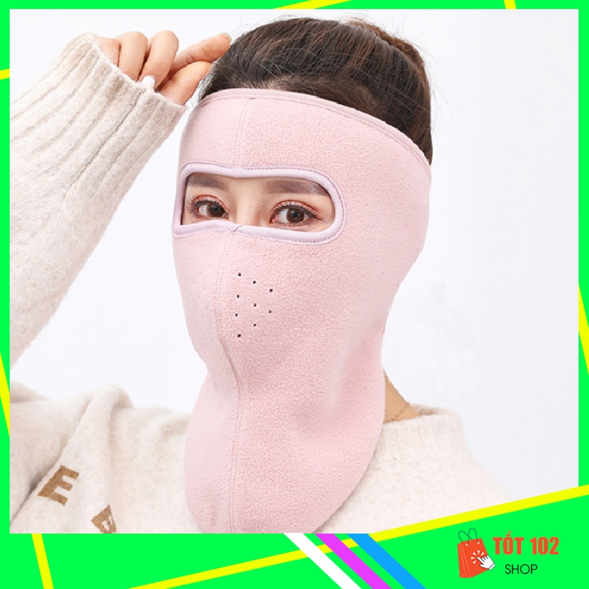 [TP. HCM] Khẩu Trang Ninja Nin Ja Vải Nỉ Nam Nữ Che Kín Mặt Kín Tai Chống Nắng ChốngNóng Chống Bụi KK7 - Khau Trang Ninja Nin Ja Vai Ni Nam Nu Che Kin Mat Kin Tai Chong Nang Chong Nong Chong Bui - SHOP TỐT 102