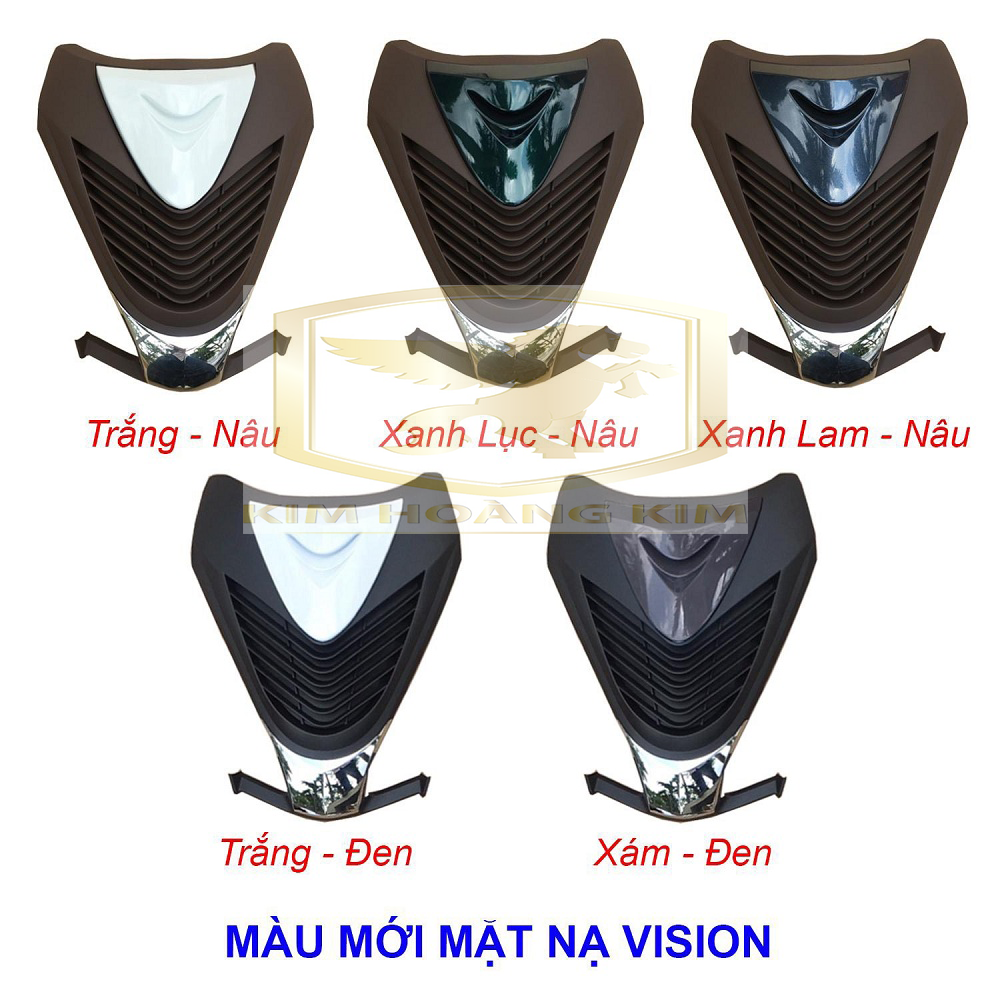 Mặt nạ VISION lưới Ý kiểu Sh nhiều màu gắn xe máy