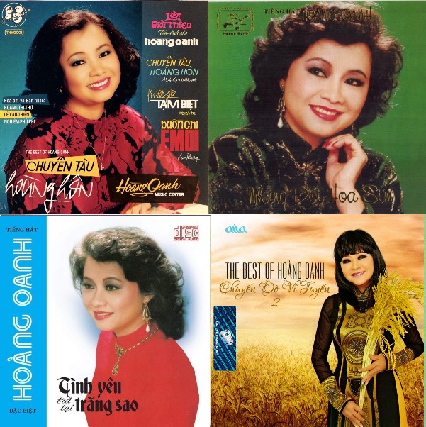 Bộ 4 đĩa cd hoàng oanh