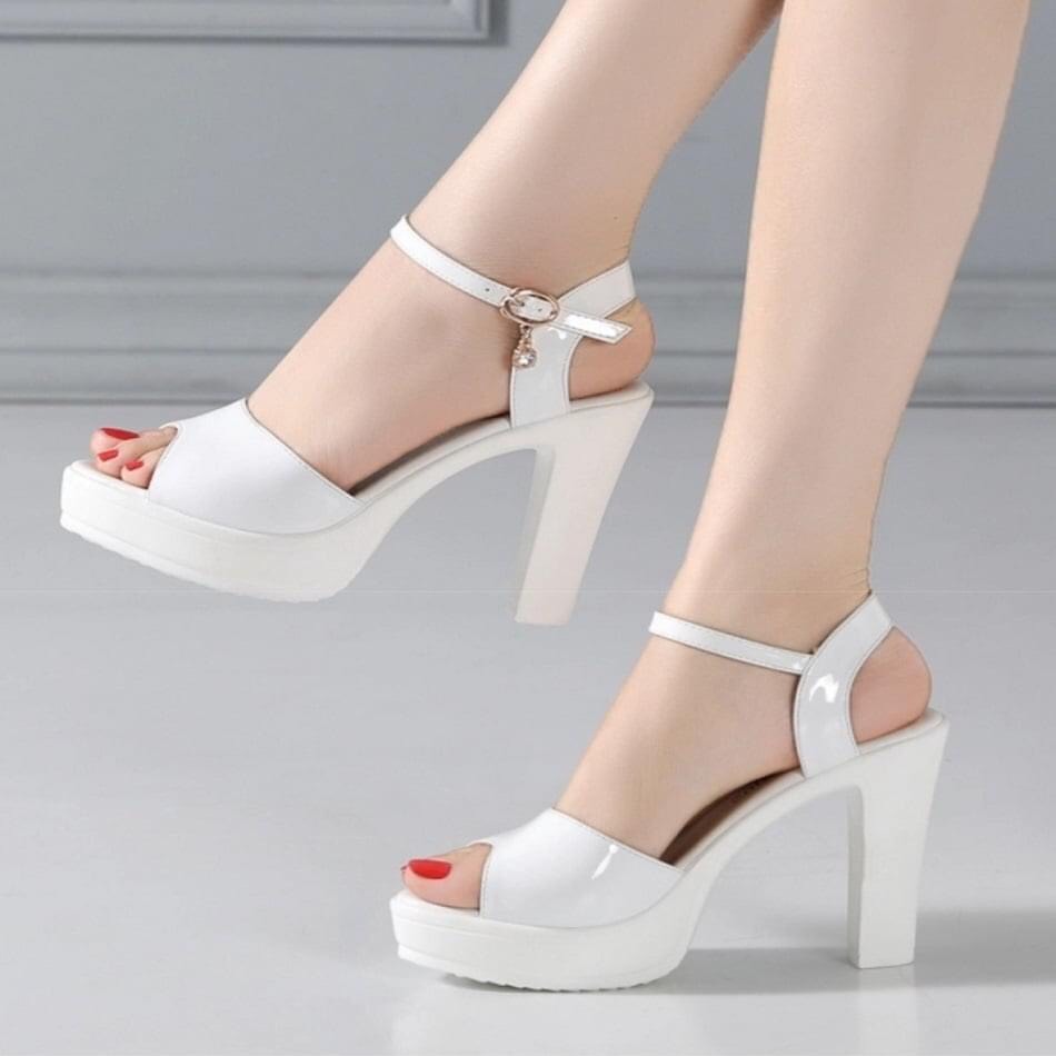Giày sandal quai bản 10p cao cấp