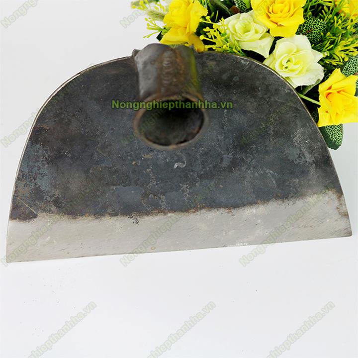 Cuốc xới cỏ làm vườn không cán lưỡi thép to - D68