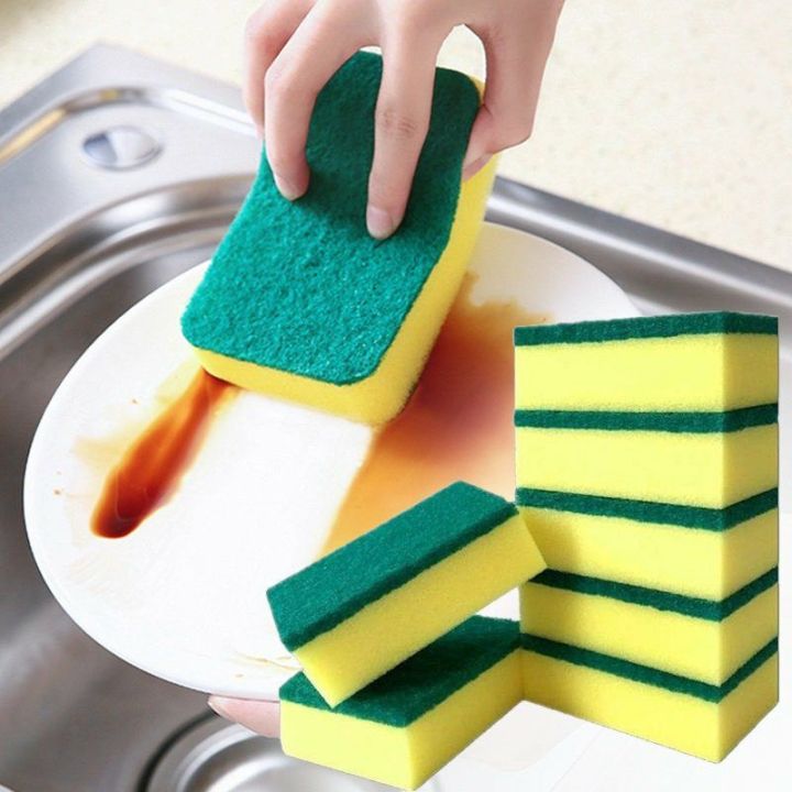[Xưởng VM] Miếng Rửa Chén Bát 2 Mặt Xanh Vàng, Miếng Bọt Biển .ĐTVM