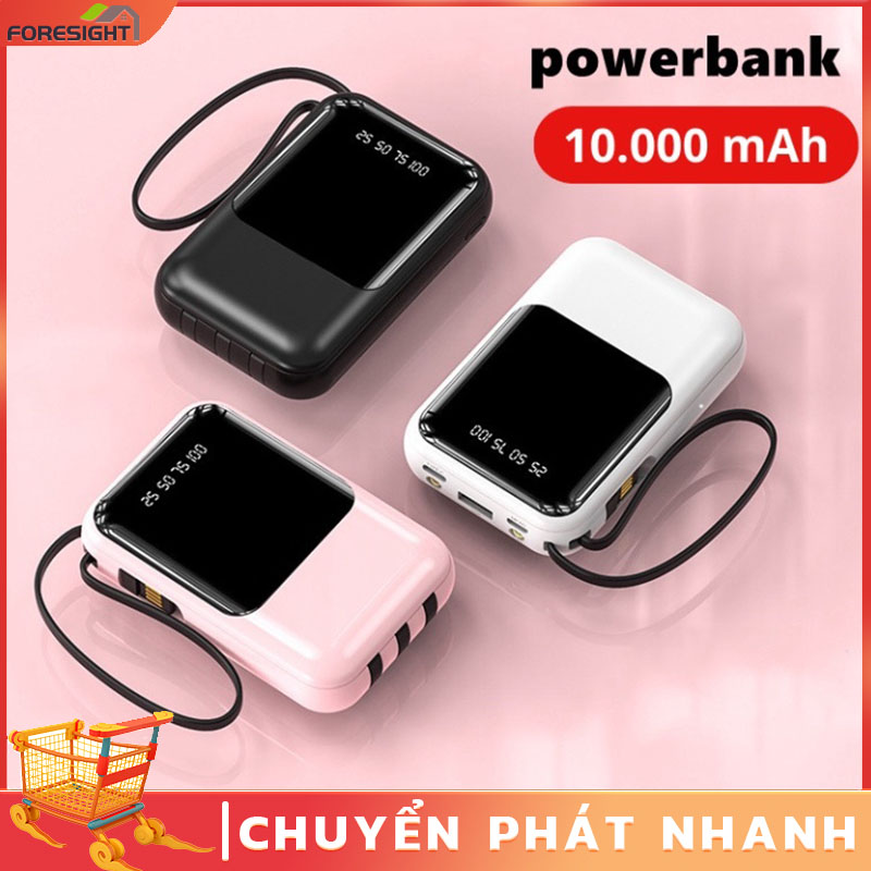 Pin sạc dự phòng mini 20000mah với 3 cổng ra micro usb / type-c tiện dụng-sạc dự phòng fo