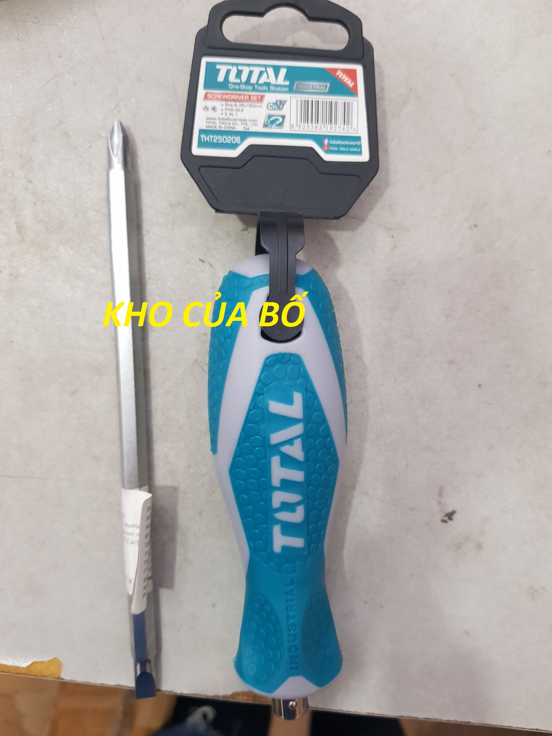 Bộ tua vít 2 đầu Total THT250206