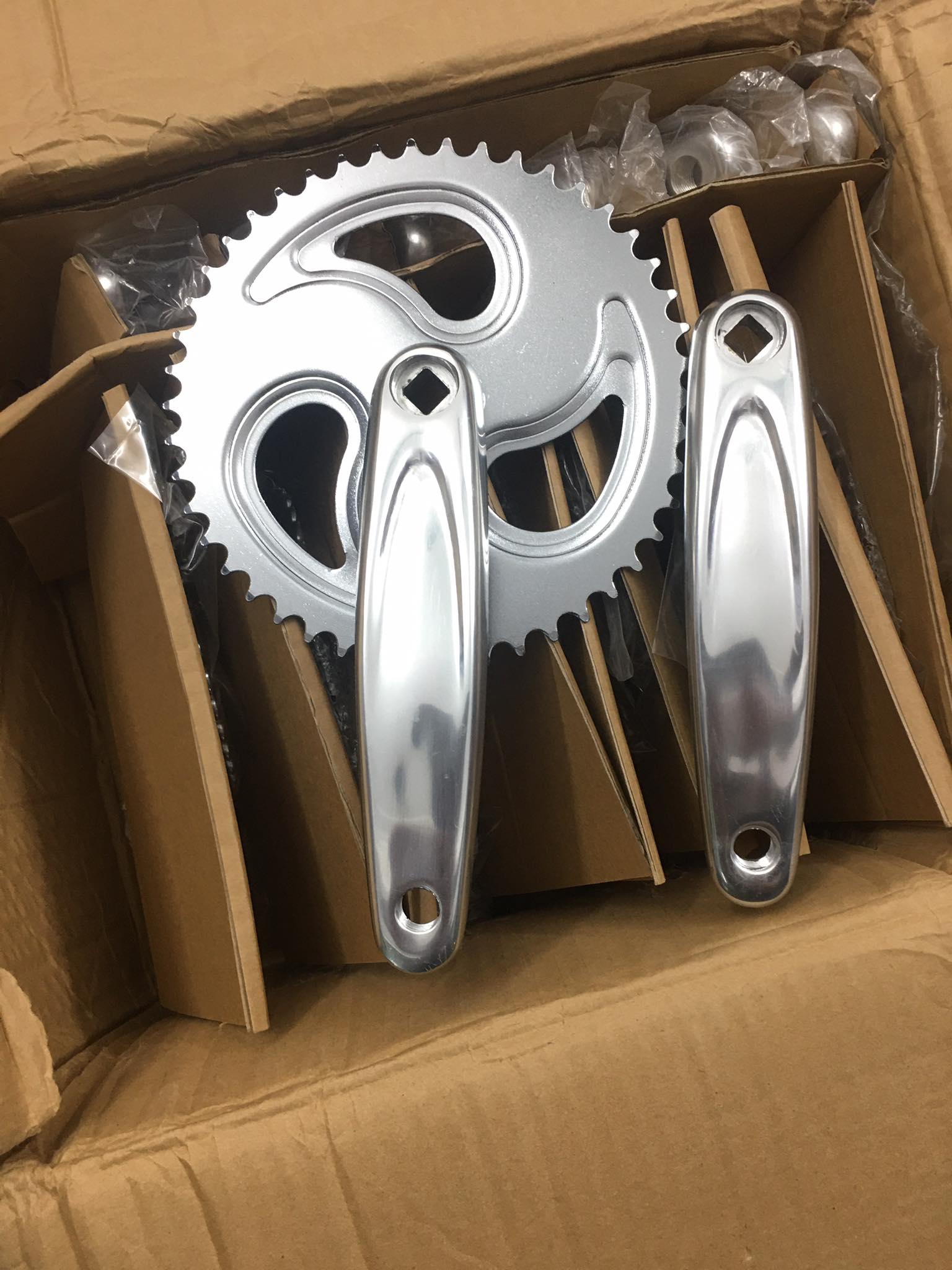 Bộ đùi đĩa 46 răng,dài 170mm chất liệu nhôm cho xe đạp Fixed Gear