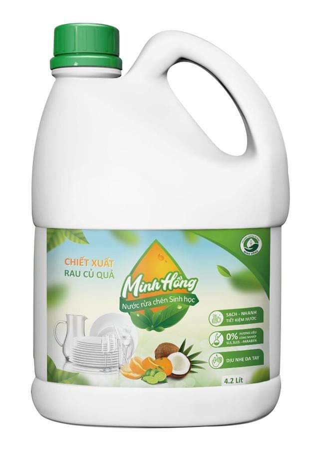 NƯỚC RỬA CHÉN SINH HỌC MINH HỒNG-4.2L