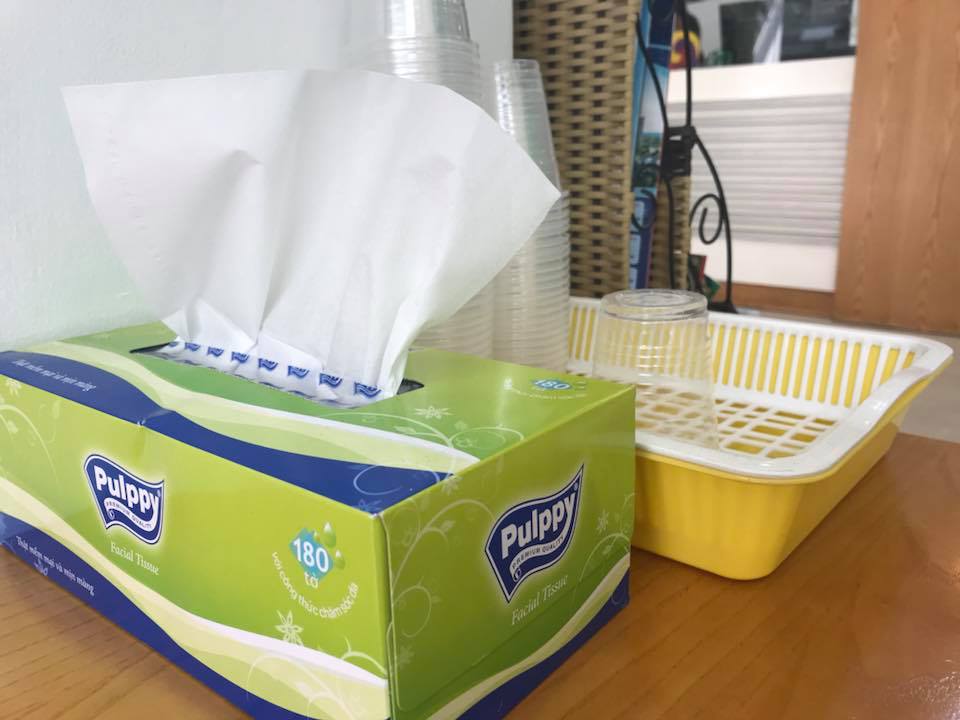 Khăn giấy lụa Pulppy hộp 180 tờ