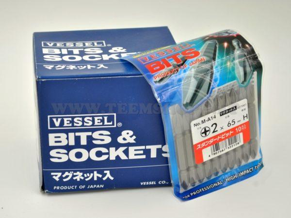 Mũi vặn vít 2 đầu Vessel NHẬT BẢN M-A14