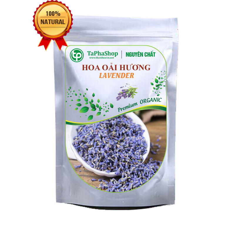 Trà hoa oải hương khô 100g - tấn phát