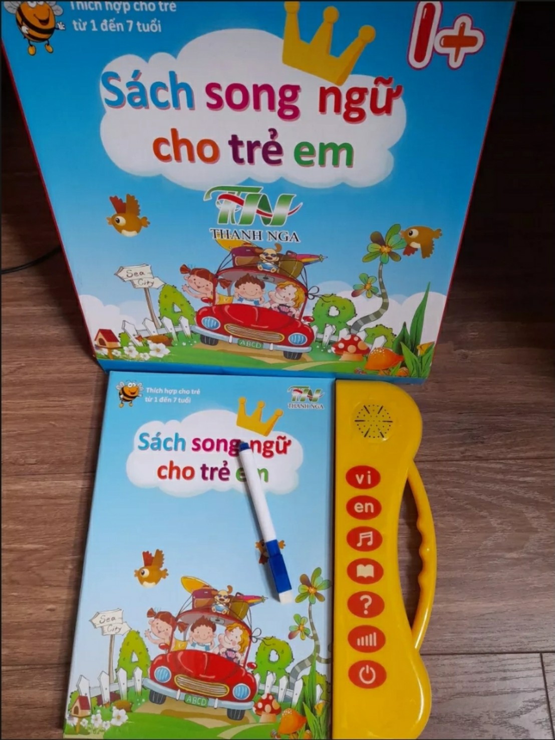 Sách Điện Tử Song Ngữ Anh - Việt Cho Bé 1-7 Tuổi, Giúp Bé Thông Minh Học Tốt Tiếng Anh, Phiên Bản Mới Nhất