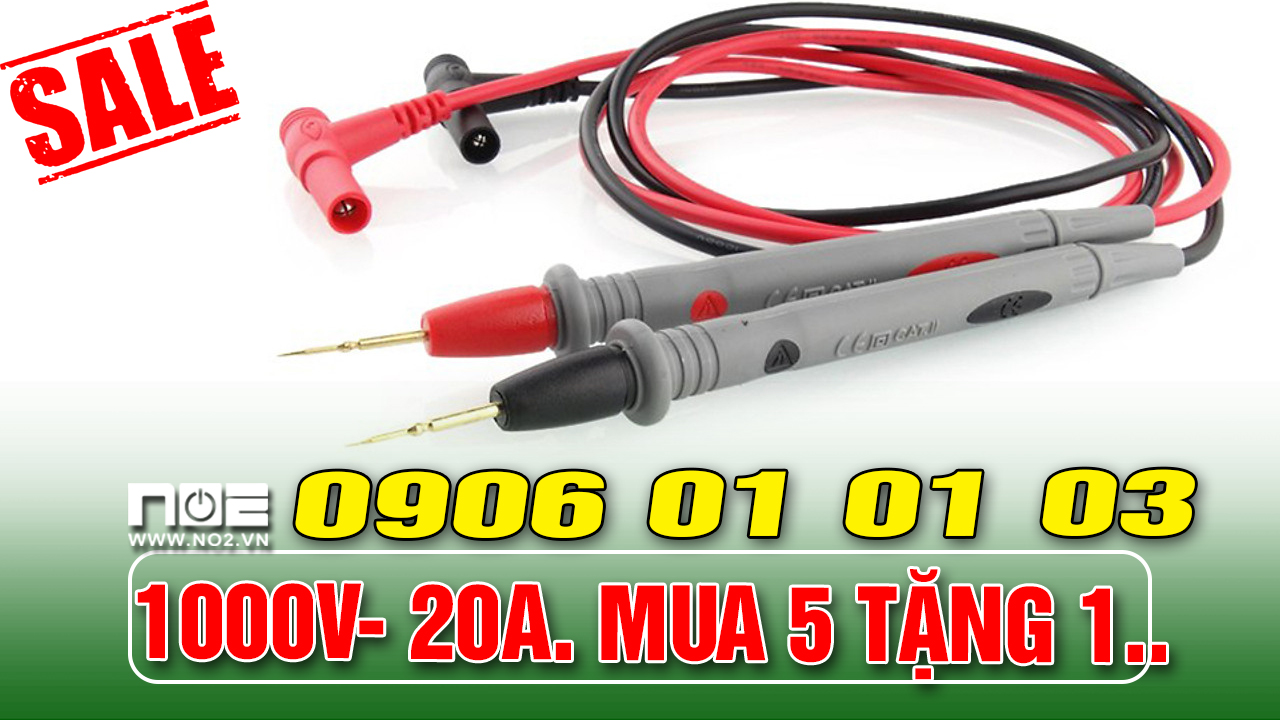 Que đo đồng hồ vạn năng đầu siêu nhọn 1000V 20A