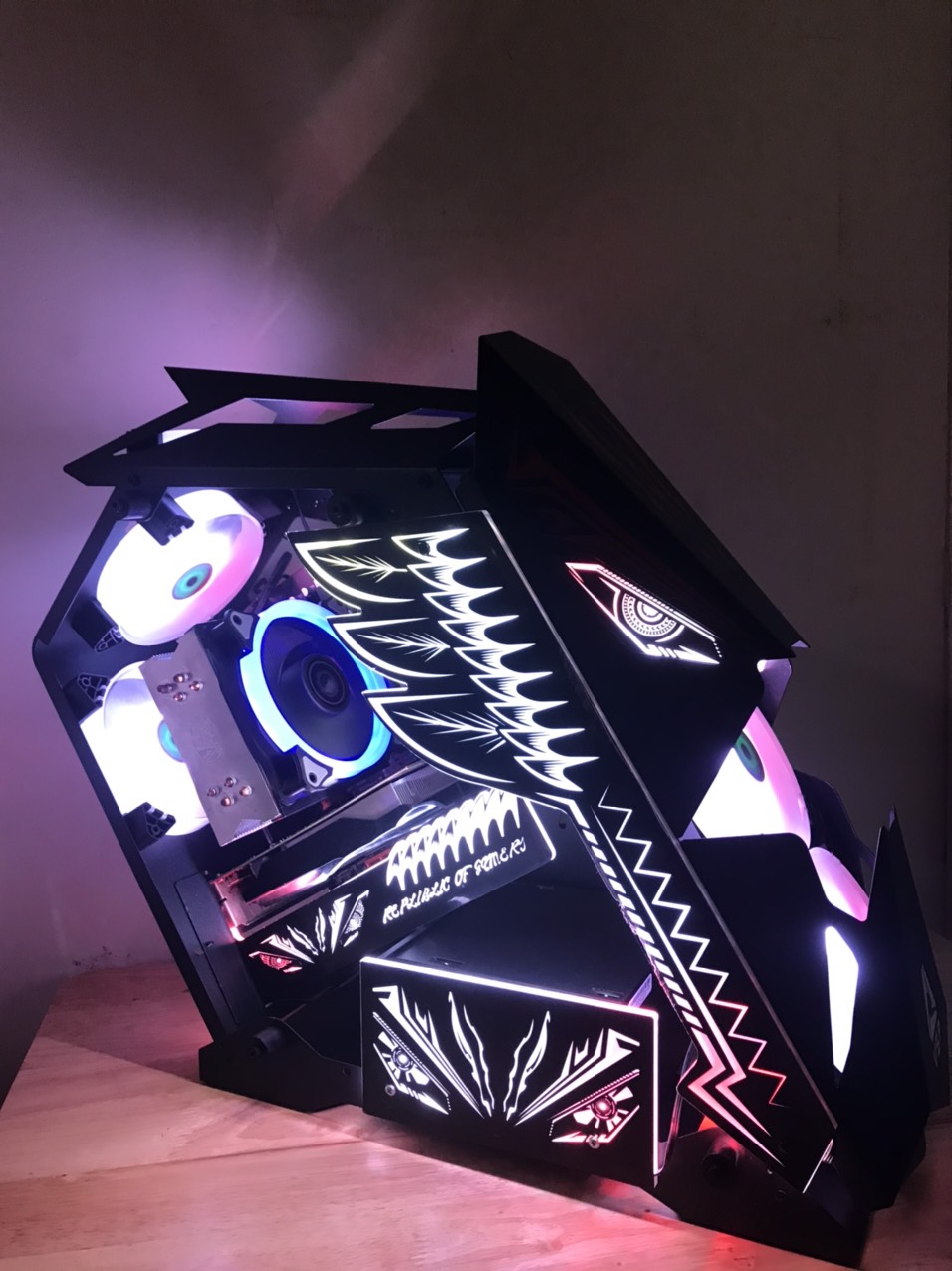 VỎ CASE VSP ESPORT GAME ES3 + 5 FAN LED