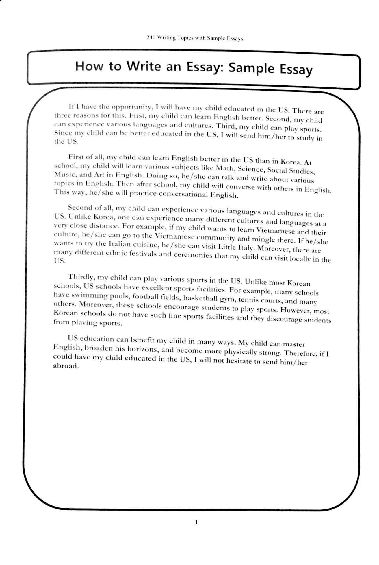 Fahasa - Like Test Prep 240 Writing Topics With Sample Essays - Vol. 2 (Topics 121 - 240)