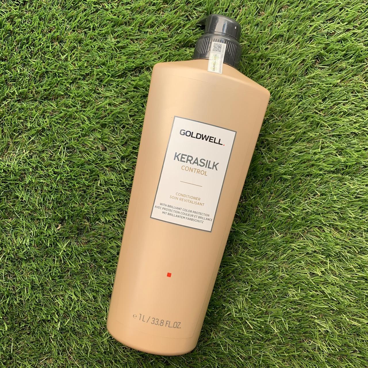 [HCM]Dầu gội xả suôn mượt Goldwell Kerasilk Control 1000mlx2