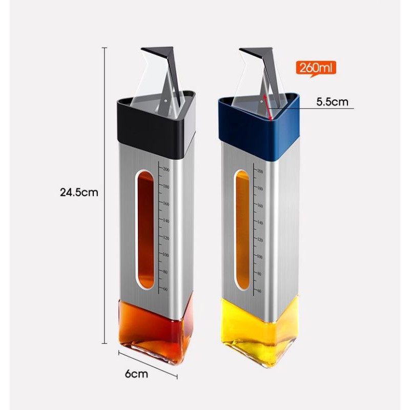 Chai Rót Cao Cấp Bọc Inox Phong Cách Bắc Âu
