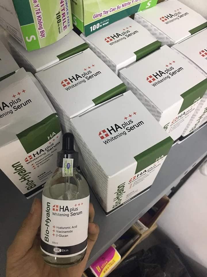 Serum HA Plus Whitening 100ml dưỡng da