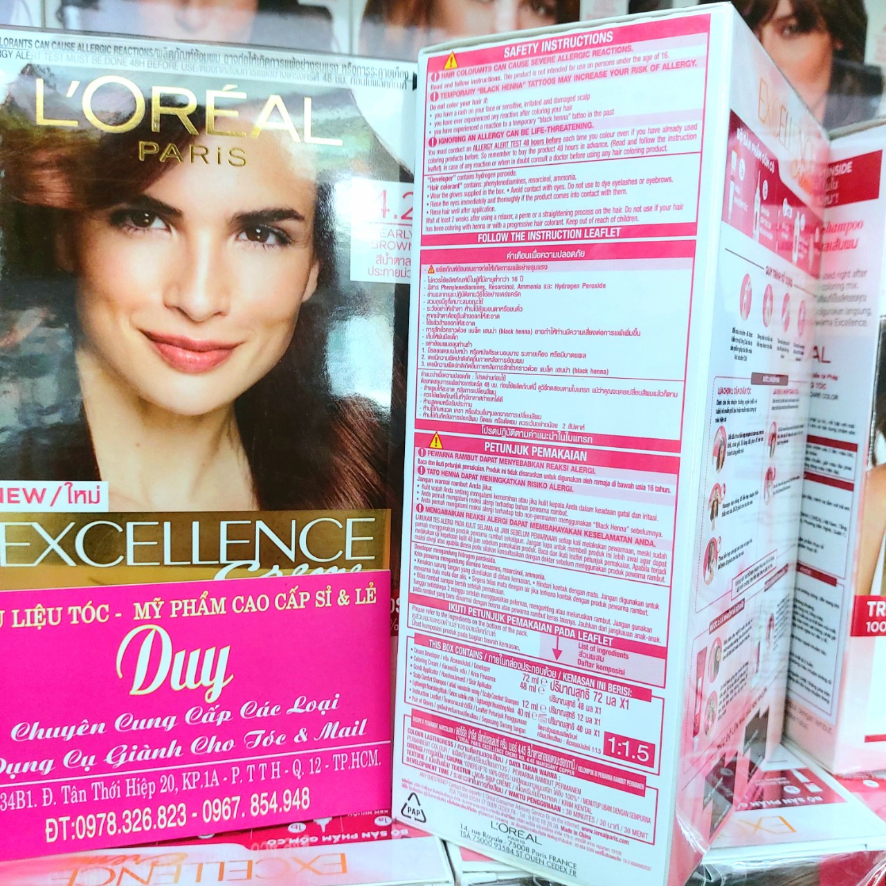 Thuốc Nhuộm Tóc Phủ Bạc Loreal - Sán Phẩm Chính Hãng