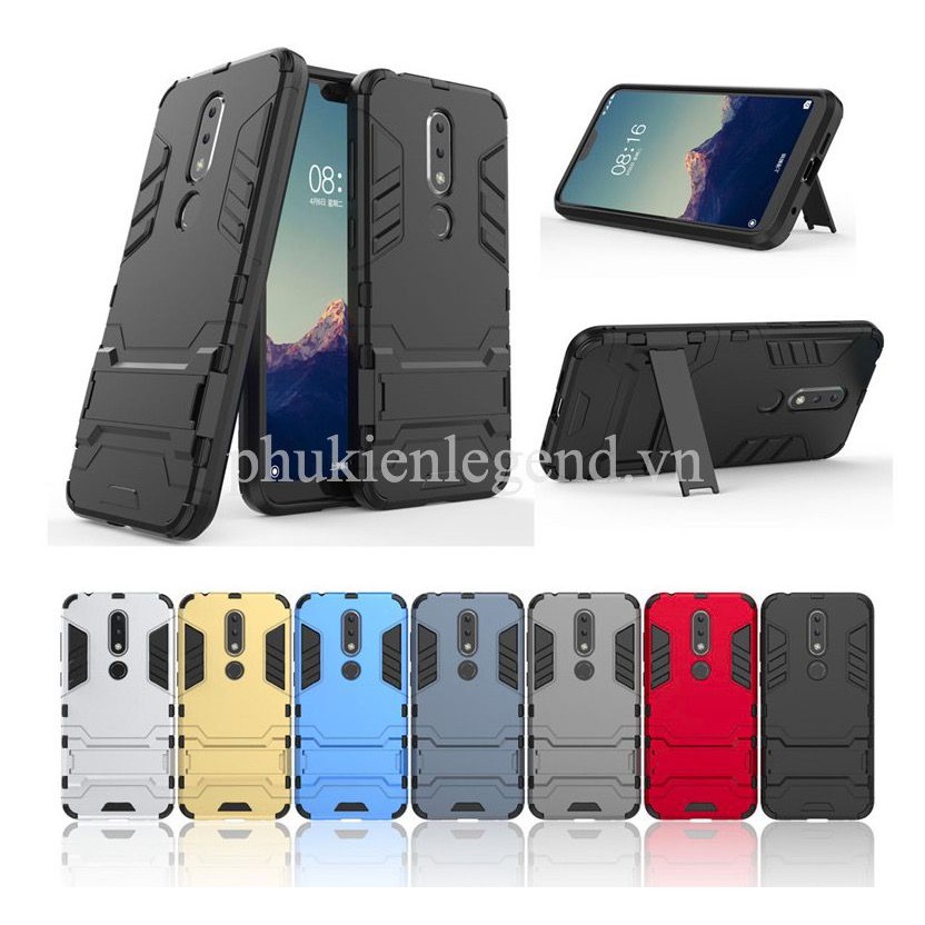 Ốp lưng chống sốc Iron Man cho Nokia 6.1 Plus