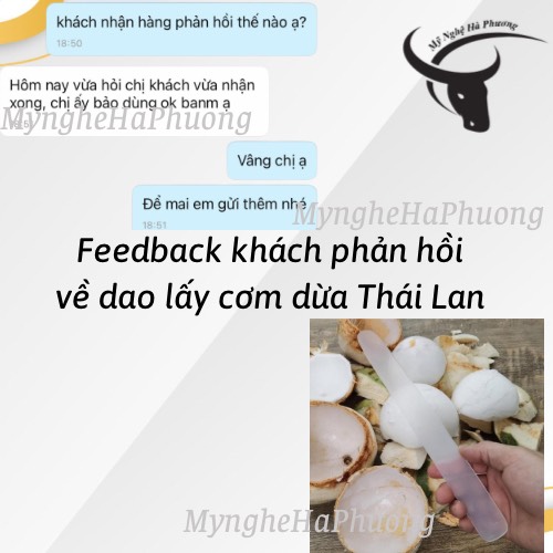 [Loại 1] Dao lấy cơm dừa nguyên trái kiểu Thái Lan