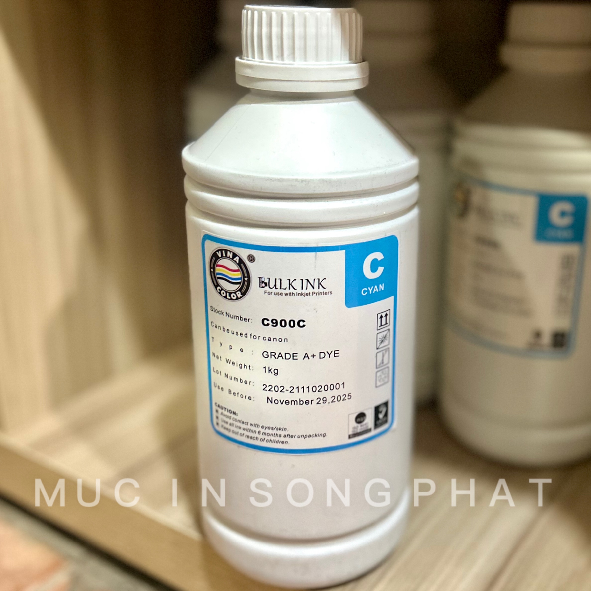 Mực nạp, mực bơm máy in phun Canon/ HP Bulk ink