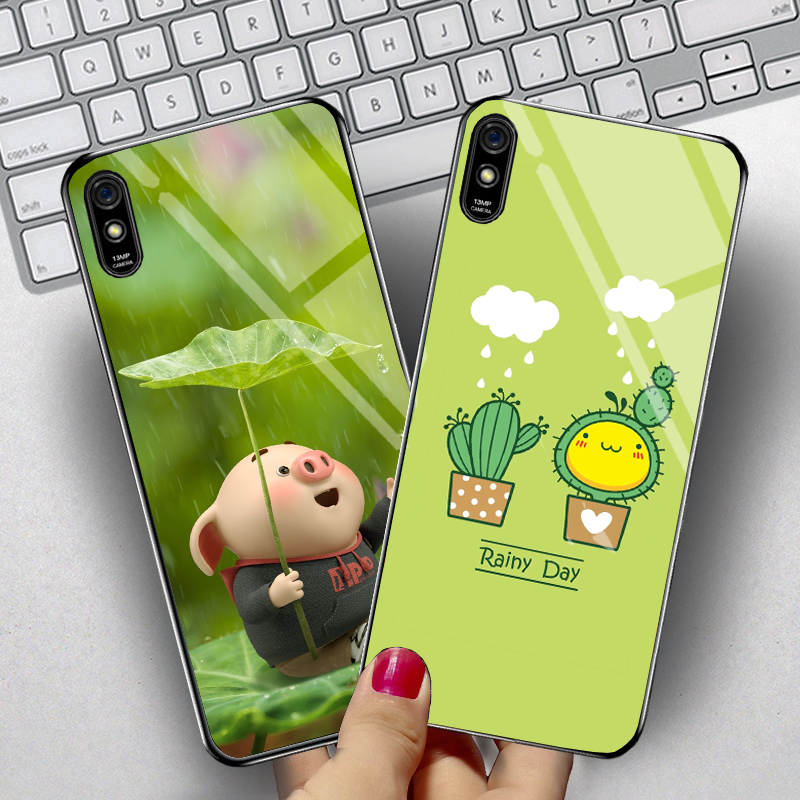 Ốp Xiaomi Redmi 9A mặt kính gương bóng