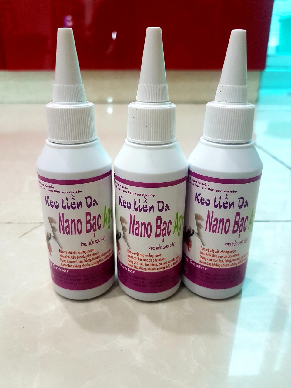 [HCM]Keo Liền Da Nano Bạc 100g