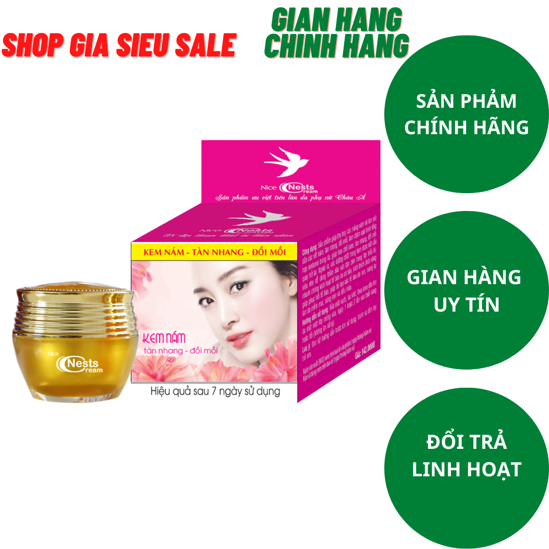 Kem nám tàn nhang-đồi mồi 15g nice nests 142k