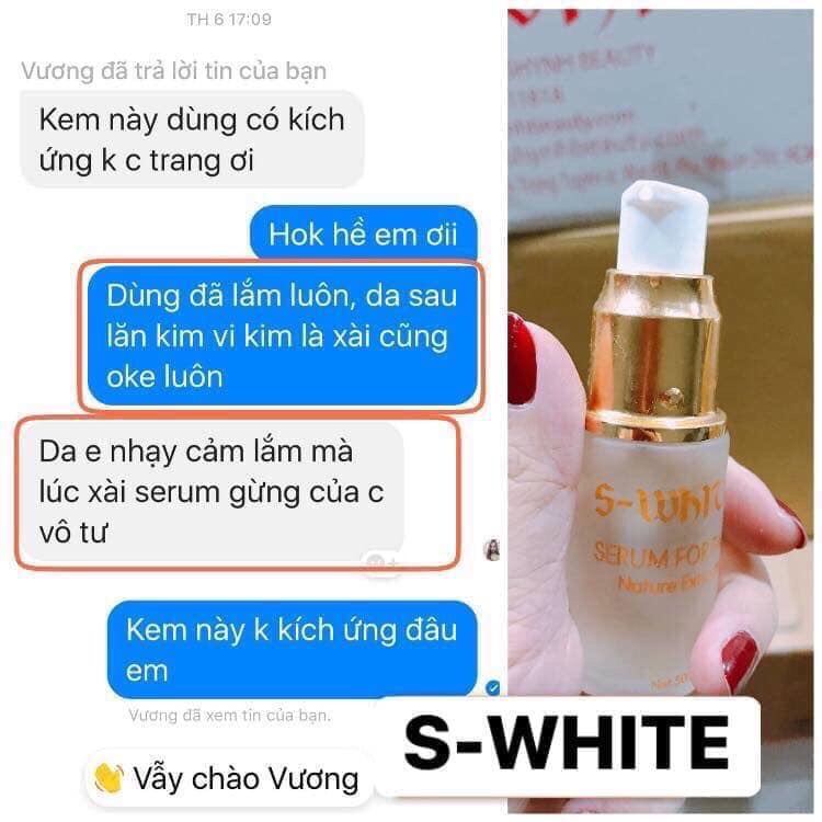 [HCM]Kem Face Mụn Cao Cấp Và Serum Swhite