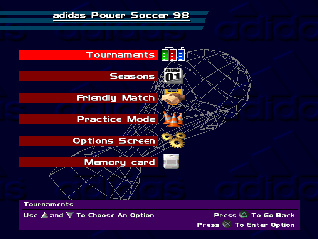 [HCM]GAME PS1 ADIDAS POWER SOCCER 98