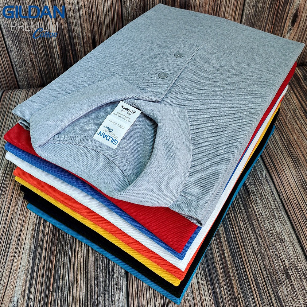 [ÁO THUN MỸ] Áo POLO Gildan màu đen [MÃ 36C-6800]