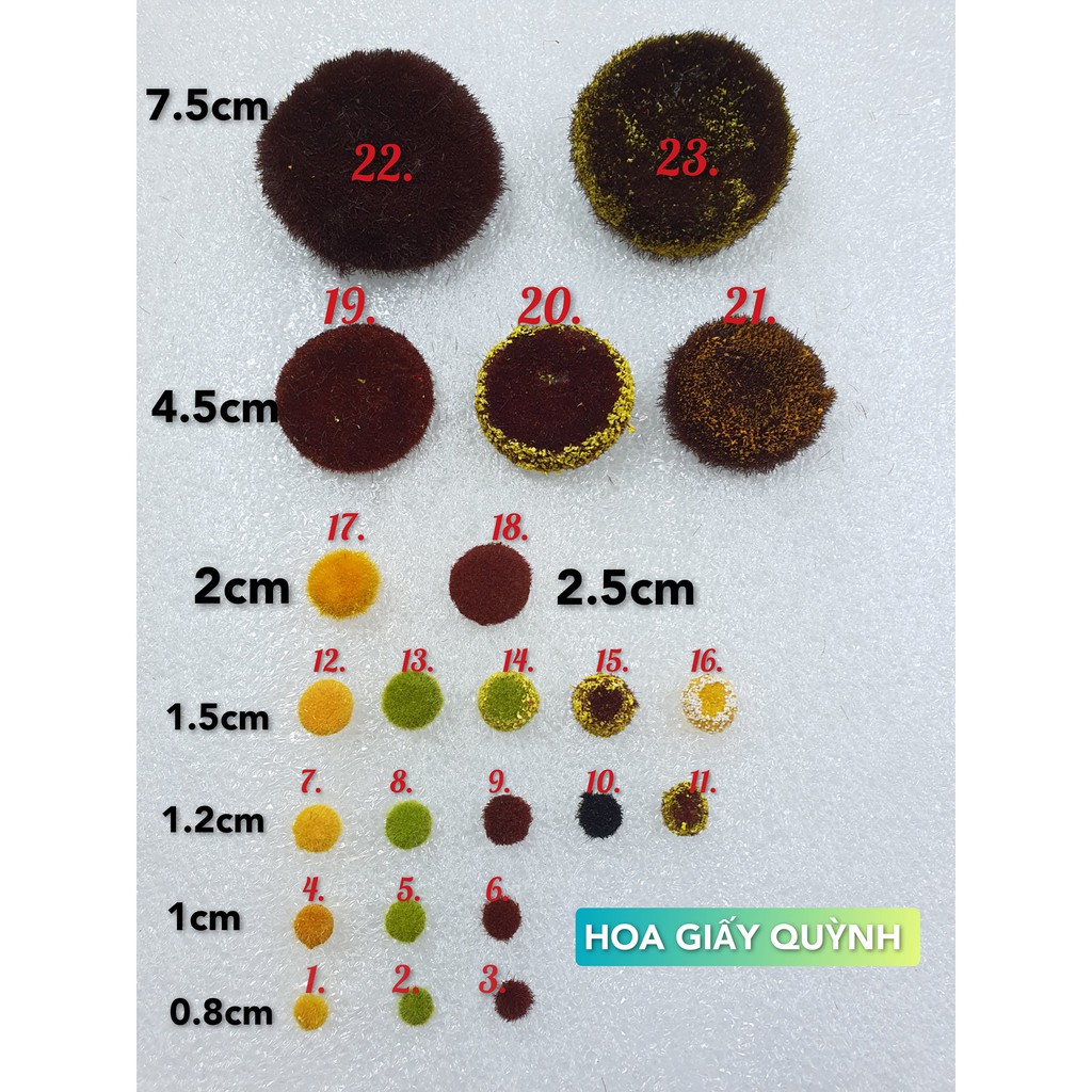 50gr/ 100gr Nhụy lông làm hoa