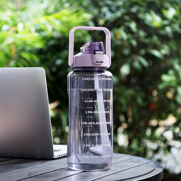 Bình nhựa nút bật bpa free 2l n202