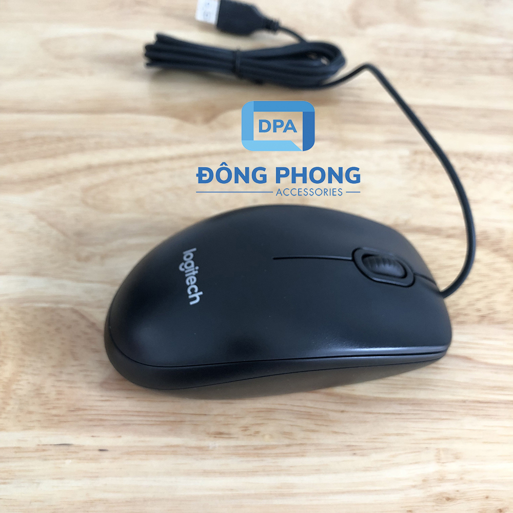Chuột Quang USB Logitech B100 Chính Hãng 